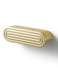 JIASENBAO 10 Pack Gold Cabinet Pulls 3 Hole Center Brushed Brass Drawer Pulls Circle Bathroom Dresser Handles Hardware Zinc Allo
