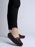 Shoetopia Upper Suede Detailed Brown Loafers For Women & Girls /Eu36,Brown,3,B0FF35RF75