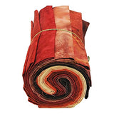 Hoffman California Fabrics Fat Quarter Bundle Hoffman 1895 Watercolors Red Ruby Lipstick Batiks 12 Count Fat Quarters (M527.06