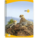 Youva Spiral Bound Notebook,Jumbo Size,18Cmx24Cm,Single Line,Vastu Trading