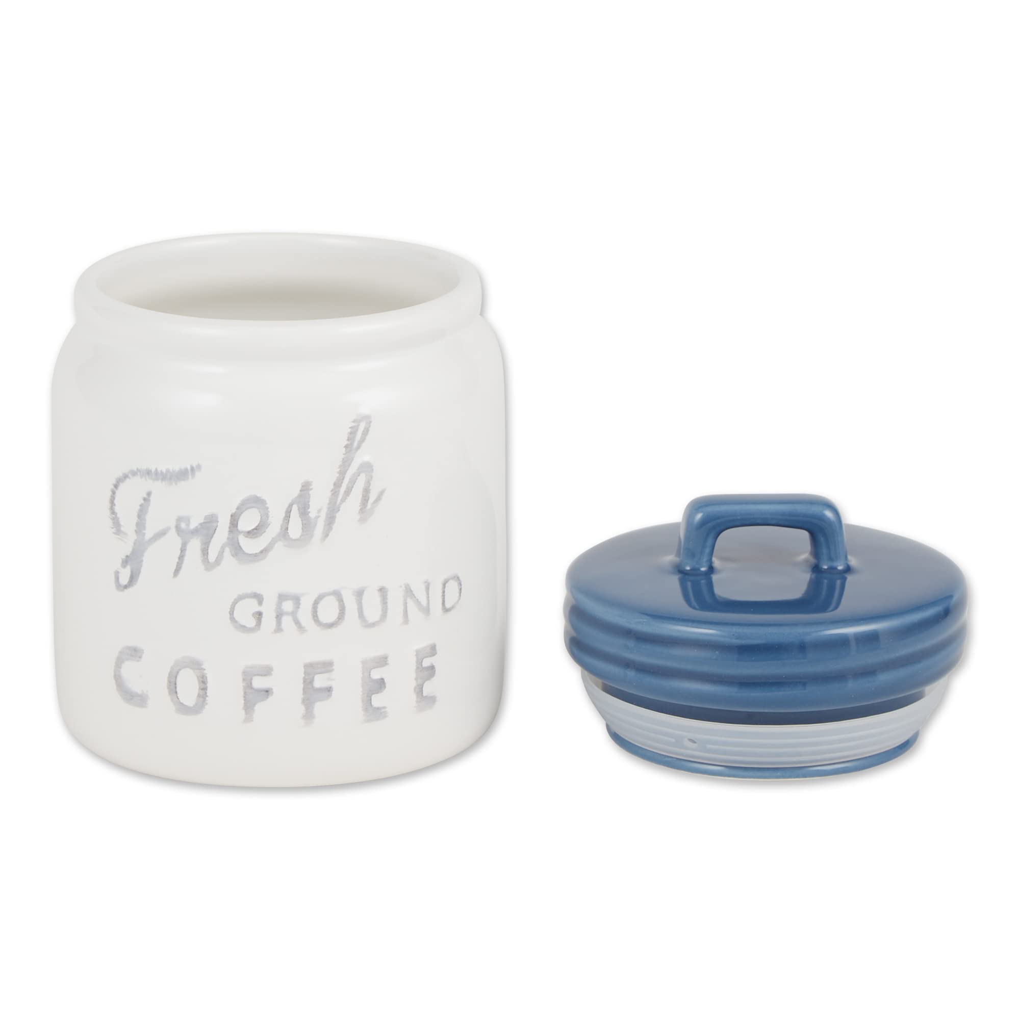 Dii Kitchen Accessories Collection Ceramics, Jar Canister Set, Blue, 3
