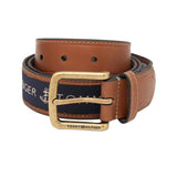 Tommy Hilfiger MenS Ellerton Leather Belt Essential Tan Leather For Versatile Casual And SmartCasual Styling | Size M 90 C