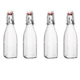 Bormioli Rocco Glass 8.5 Ounce Swing Top Bottle, Set Of 4