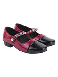 Shoetopia Stylish Cherry Marry-Janes For Women & Girls /Eu41,Cherry,8,B0F3181JCY
