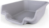 PuppyGoHere Dog Litter Box, Misty Gray Color, Extra Large Size, Durable & Pet Safe Puppy Litter Box, Indoor Open Top Entry Dog L