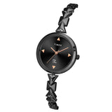 Timex Fria Analog Watch For Women With Black Round Dial & Black Brass Bracelet Band Water Resistant Women'S Wrist Watches - Twel