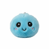 Snappsy 6 Pieces Character Plush Keychain Set, Soft Mini Plush Charms With Key Rings For Bags, Backpacks, Keys & Gifts, Blue