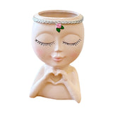 ATORSE Girl Pen Holder Home Decoration Gift Desktop Organizer for Table Living Room Beige| Home & Garden|Household Supplies & Cl
