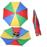 Confidence Cap Umbrella For Kids And Adults Waterproof And Hands Free Umbrella Hat For Beach, Rain And Sun Protection