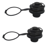 OZXNO 2 Pcs Inflatable Boat Air Valve 24mm Plastic Air Valve Caps for Inflatables Towable Tube Plug for Inflatable Raft Boat Kay