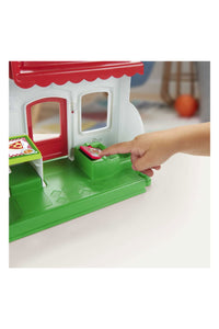 Fisher-Price Little People Toddler Playset We Deliver Pizza Place Toy Restaurant With Figures & Accessories For Ages 1+ Years