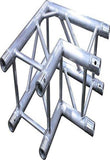 1.64 Foot (0.5M) 2-Way 90 Degree Aluminum Truss Segment Corner