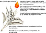 (Pack of 3)-New Age Smudges & Herbs -Premium California White Sage Incense 4 Inches Long. Home Cleansing Incense,Fragrance,Medit