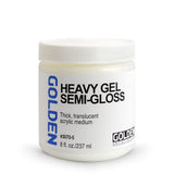 Golden Artist Colors Heavy Gel SemiGloss 8 oz Jar