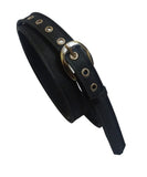 Justin Dustin Women Plus Size Xxxl Nerrow Denim Material Jeans Black Belt