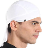 Cooling Helmet Liner Do Rag Skull Caps For Men Hard Hat Liner Sweat Cap Cycling Cap Pirate Bandana White