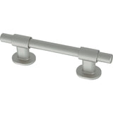 Franklin Brass 5 Pack Matte Brushed Nickel Cabinet Handles Adjustable Drawer Pulls for Kitchen Cabinet Knobs Dressers and Cupboards Fits 1-3/8 to 4 Inch (35–102mm) Hole Center | Adjusta-Pull™
