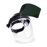 Sellstrom DP4 Face Shield - Lightweight Mask with High Impact Crown & Ratchet Headgear for Work, Grinding, Plasma/Flame Cutting 