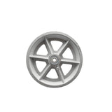 6 x 2 Semi Steel Cast Iron VGroove Wheel Only with Roller Bearing 1/2 Bore 1200 lbs Capacity per Wheel Service Caster 
