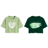 Toplot Tops For Women || Western Tops For Woman Stylish || Crop T-Shirt Western Pack Of 2 (Combo-Top-5256-Pst-Olv-M),Pista-Olive,,B0F6NKQTGD