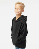 Independent Trading Co. Youth Midweight Hooded Sweatshirt - Red, S