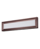 Rembrant 24"W 2-Light LED Bath Vanity Light Fixture Anodized Bronze Finish by Maxim
