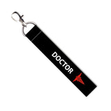 Isee 360 Doctor Lanyard Tag With Swivel Lobster For Gift Luggage Bags Backpack Laptop Students Bags L X H 5 X 0.8 Inch