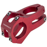 Tianeraus Bike Stem 45mm Short Bicycle Stem Handlebar Riser Extender for Road Bike, Mountain Bike, MTB, BMX, Cycling (Red)