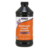 NOW Supplements, Sunflower Lecithin with naturally occurring Phosphatidyl Choline and Other Phosphatides, Liquid, 16Ounce