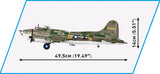 Cobi Historical Collection Wwii Boeing B-17F Flying Fortress Memphis Belle Aircraft - Executive Edition 49,5X14X66 Cm