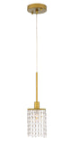 Living District Indoor Modern Home Decorative Bright Ceiling Taylor 1 Light Brass Pendant