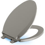 KOHLER CACHET NIGHTLIGHT Q3 EB TOILET SEAT, Non Ready Latch, Elongated, CASHMERE