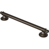 Moen YG2218ORB Bathroom Safety 18Inch Stainless Steel Traditional Bathroom Grab Bar, OilRubbed Bronze