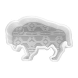 Bison Shaped Silicone Freshie Mold | Size 4.5 Wide x 3 Long x 1 Deep | Buffalo Freshie Mold | Southwest Design | Buffalo with