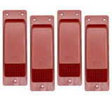 Mytee Products 4 Pack Shipping Container Air Vent - Cross Flow Ventilation for Shipping Container - ABS Plastic Air Vent with Ru