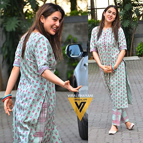 Anni Designer Women'S Cotton Straight Kurta With Palazzo (Kur101_M_Black_Medium),Black,M,Cotton,Straight,Palazzo,WBAPPB09HNZ4FP1