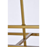 Living District Voir 3-Light Mid-Century Metal Pendant In Brass