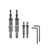 Rannb 5/8/16mm Carbide Tipped Hole Saw Carbide Hole Cutter for Stainless Steel Metal and Iron - 2pcs