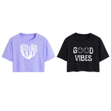 Toplot Tops For Women || Western Tops For Woman Stylish || Crop T-Shirt Western Pack Of 2 (Combo-Top-5258-Prl-Blk-S),Parple-Black,,B0F6NPTW8F