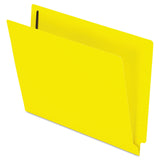 Pendaflex Color EndTab Fastener Folders, Letter Size, Yellow, Straight Cut, 50/BX (H10U13Y)