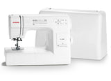 Janome HD3000 HeavyDuty Sewing Machine with 18 Builtin Stitches + Hard Case
