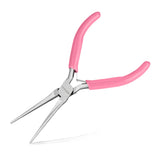 LEONTOOL 6-Inch Small Needle Nose Pliers for Jewelry Making Precision Extra Long Needle Nose Pliers Smooth Jaws Jewelry Pliers f