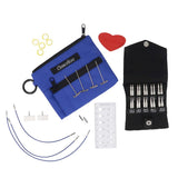 ChiaoGoo Twist Shorties Stainless Steel Interchangeable Set, 2inch and 3inch (5 and 8cm) Small (7230S)