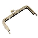 Heavenglow Squared Clutch Purse Frame Kiss Clasp Lock Handle Diy Bag Accessories 10.5Cm | Handbag Accessories