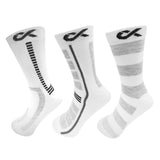Xjarvis Rome Men'S Solid Calf Crew Combed Full Length Cotton Formal Socks Odour Free & Breathable Running Cycling & Gym Ideal For Home Office Wear Free Size (White),Pack of 3,,B0CQG68ZCH