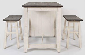 Jofran Inc. Madison County Reclaimed Pine Counter Height Dining Table Set