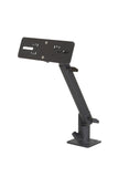 Marine Electronic Mount, Fish Finder Bracket, Anodized Aluminum 350 Degree Swivel Monitor Mount with Adjustable Height, Easy Ins