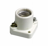 Leviton 19062 10 Pack Medium Base OnePiece Keyless Unglazed Porcelain Lampholder, White