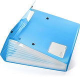 Dataking Expanding File With 13 Pocket, Set Of 2, Color:Blue, Size: Fc