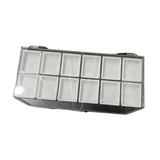 12 Grids Empty Watercolor Palette Box Practical Paint Case Color Pigment Box|Crafts | Art Supplies | Painting Supplies |1 Empty
